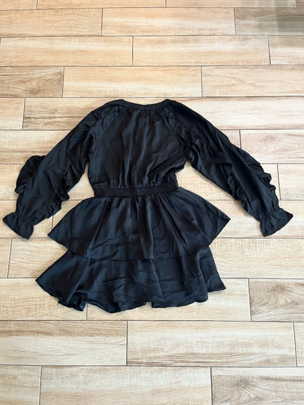 Womens NWT Glam Black Mini Dress - M - Picture 5 of 7